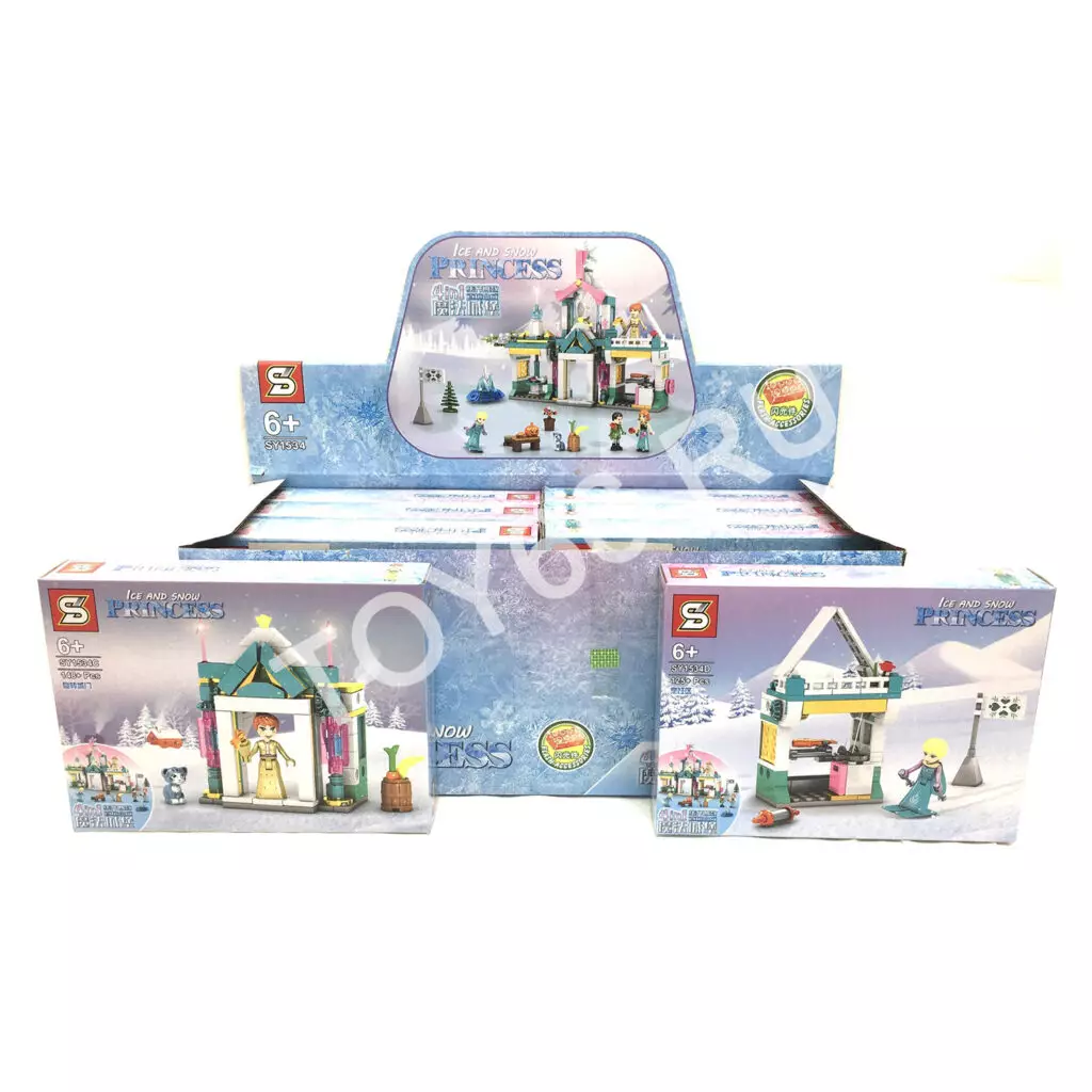 Конструктор Принцесса холод 8 шт. в блоке SY1534