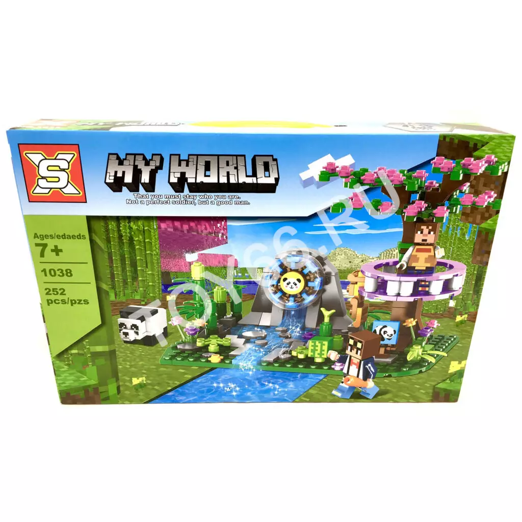 Конструктор Герои из кубиков 252 дет. 1038