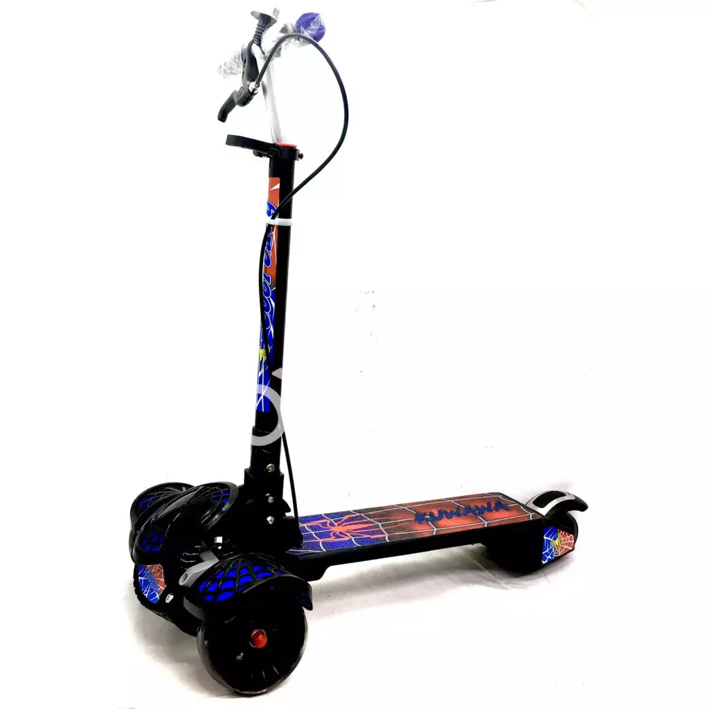 Самокат Паук складной с ручным тормозом 2020