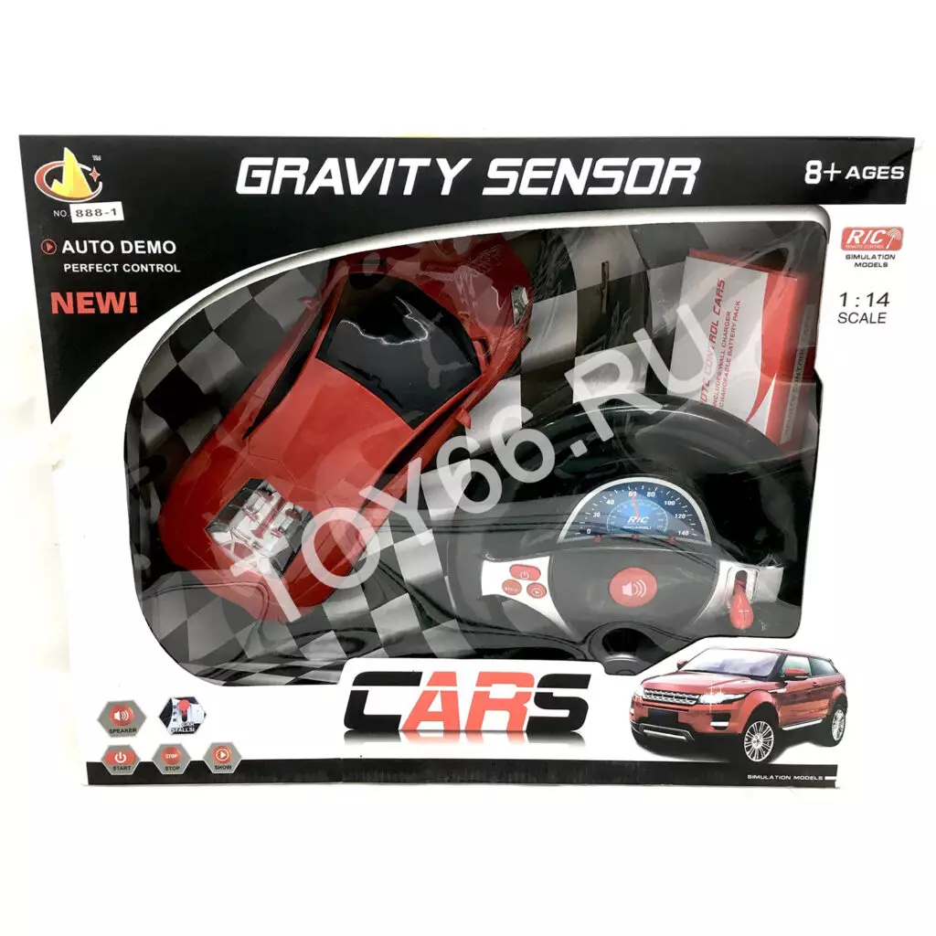 Машина Р/У с рулём 888-1