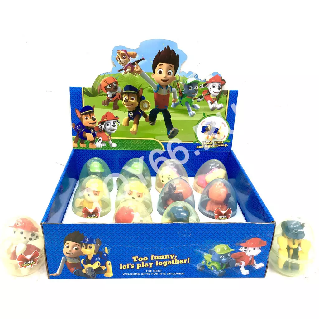 Собачки в яйце 12 шт. в блоке XZ-867