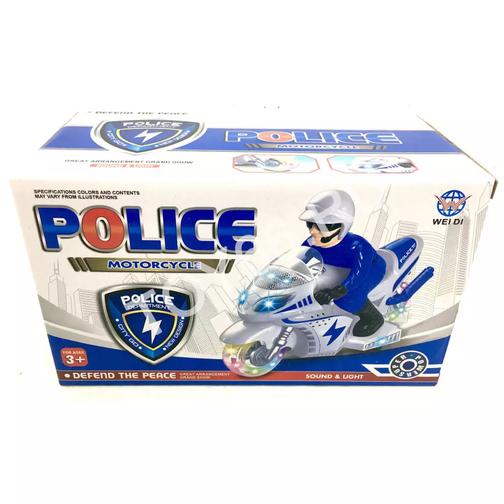 Мотоцикл Полиция (свет, звук) 009-12