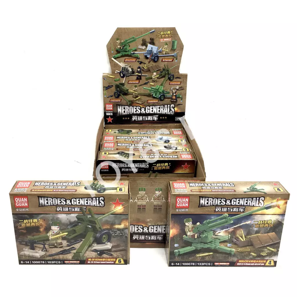 Конструктор Война 6 шт. в блоке 100078