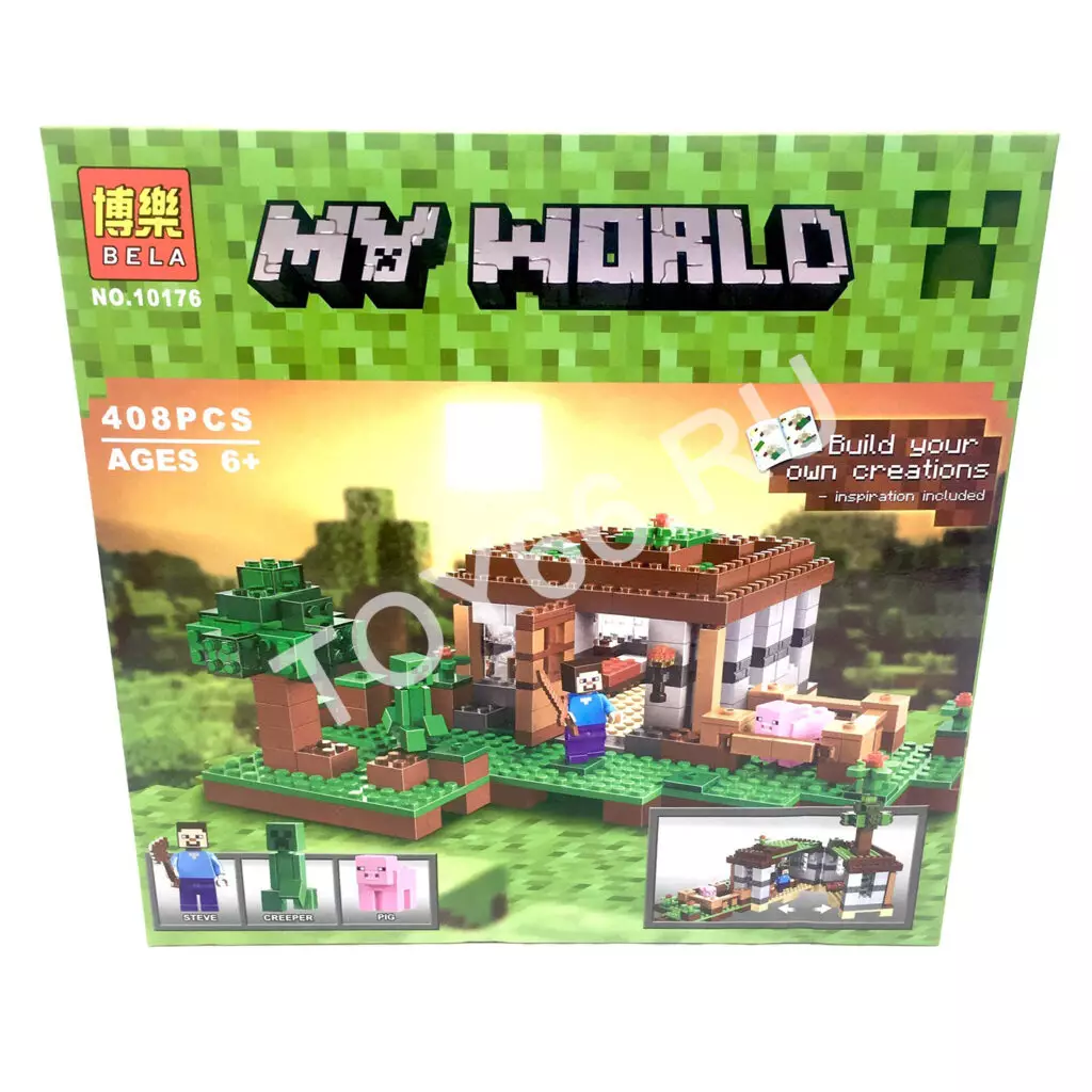 Конструктор Герои из кубиков 408 дет. 10176