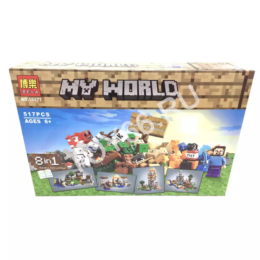 Конструктор Мой мир 517 дет 10177