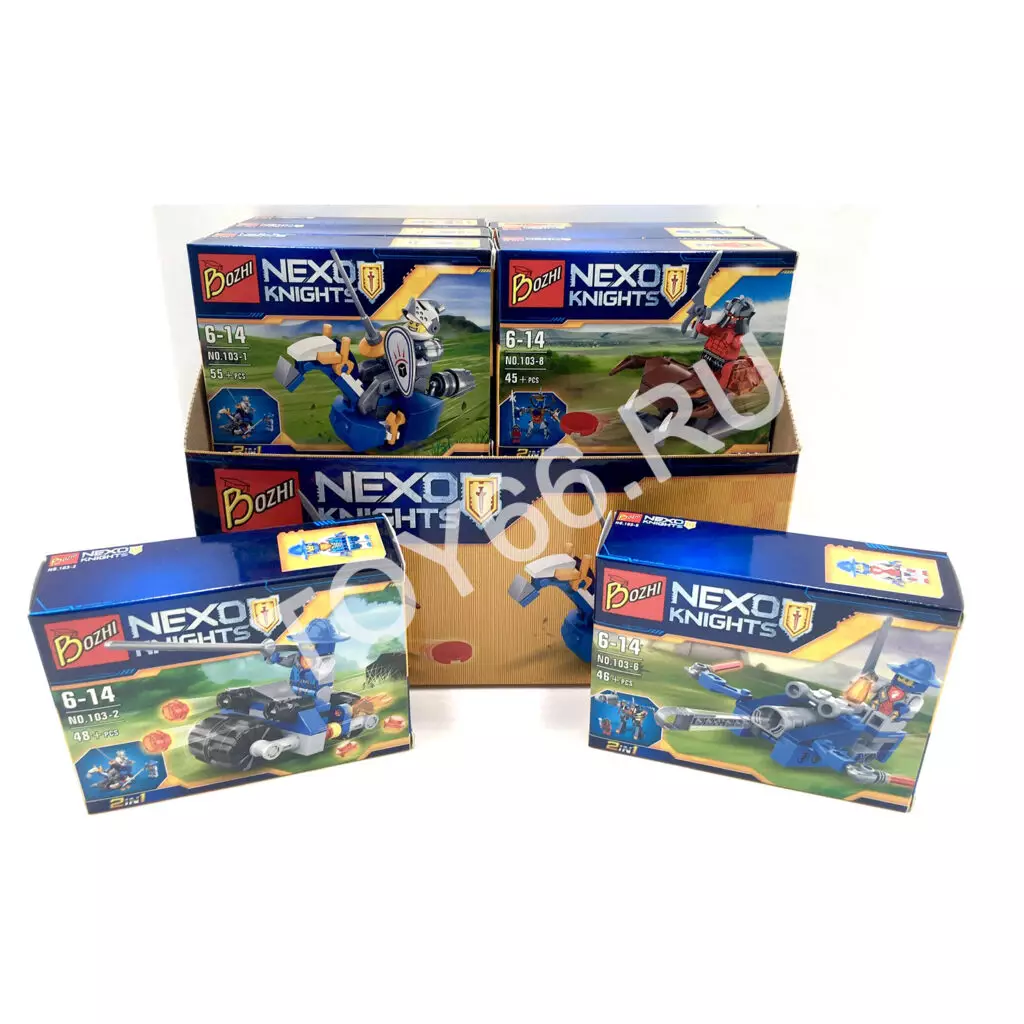Конструктор Нексо 16 шт в блоке 103
