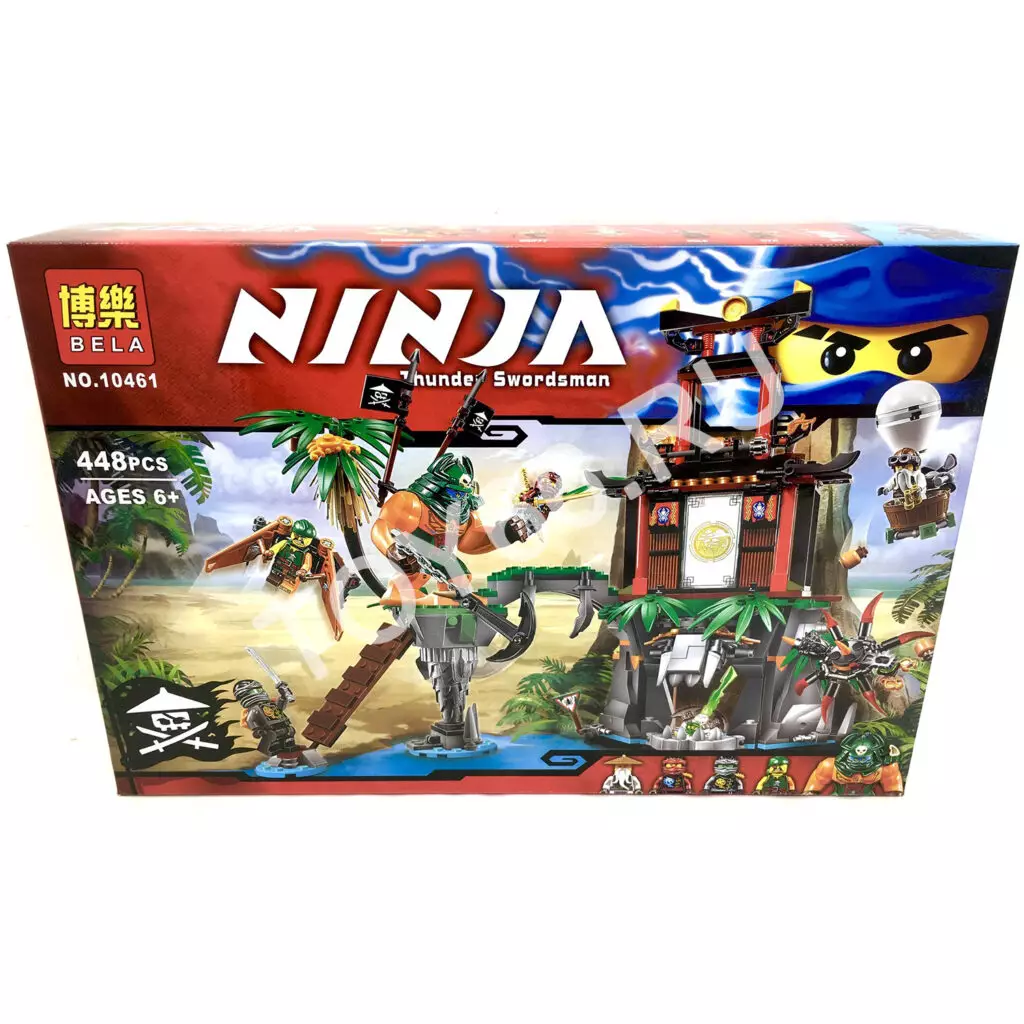 Конструктор Ниндзя 448 дет. 10461