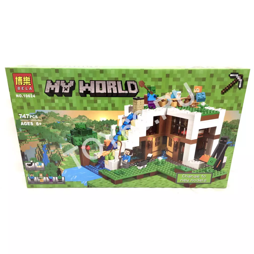 Конструктор Герои из кубиков 747 дет. 10624