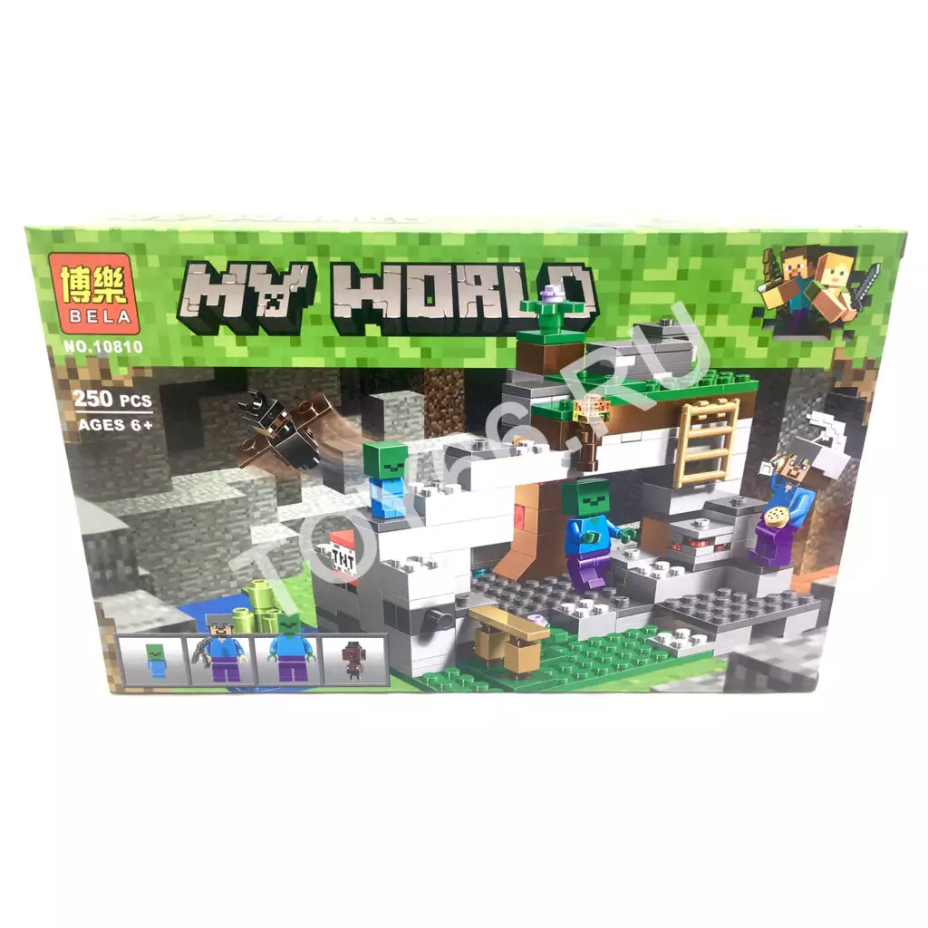 Конструктор Герои из кубиков 250 дет. 10810