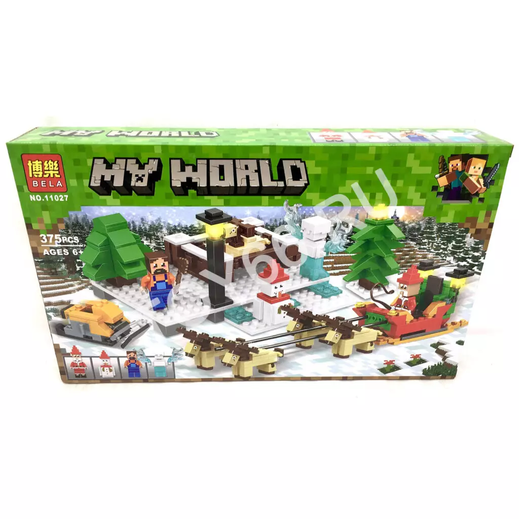 Конструктор Герои из кубиков 375 дет. 11027