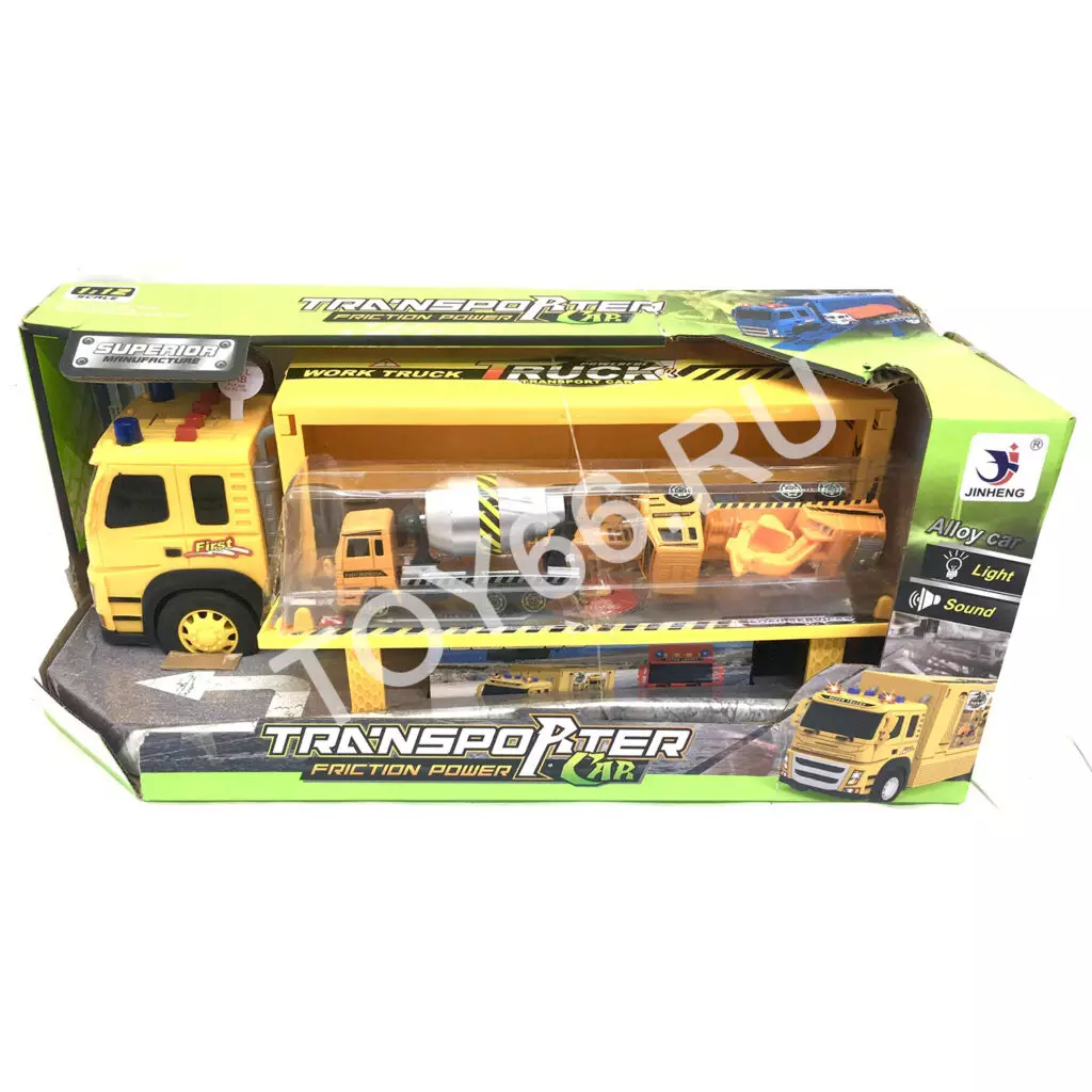 Рабочая машина+ машинки (свет, звук) 1188-22