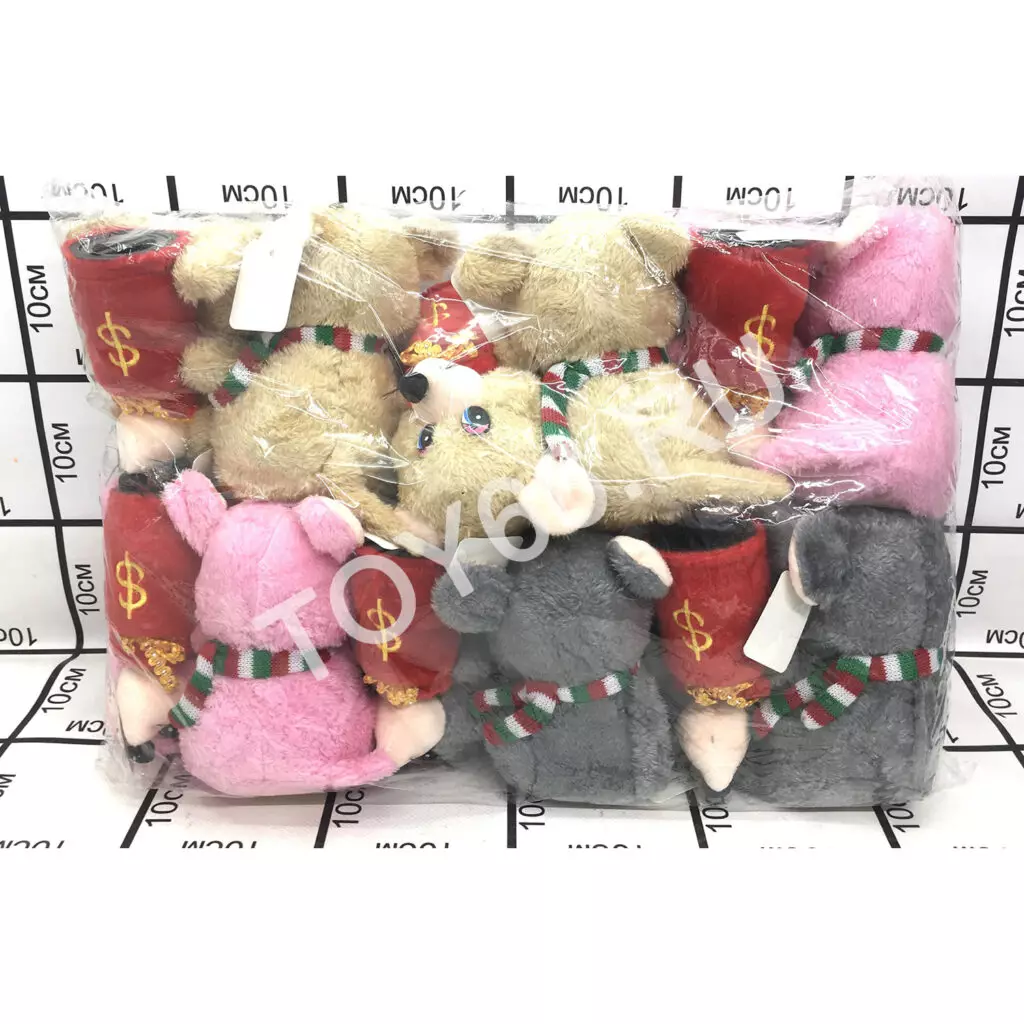 Мягкая игрушка Мышка 12 шт. в блоке 1209-2