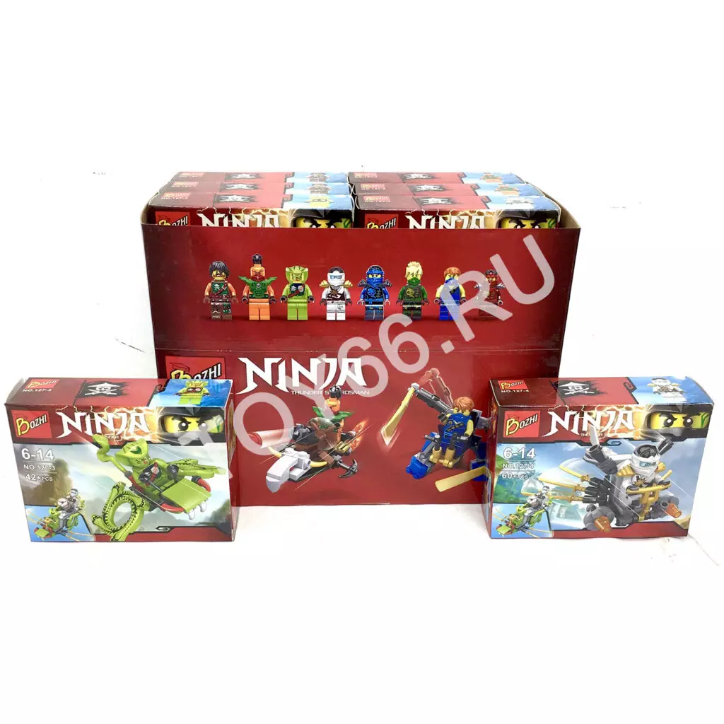 Конструктор Ниндзя 16 шт. в блоке 127