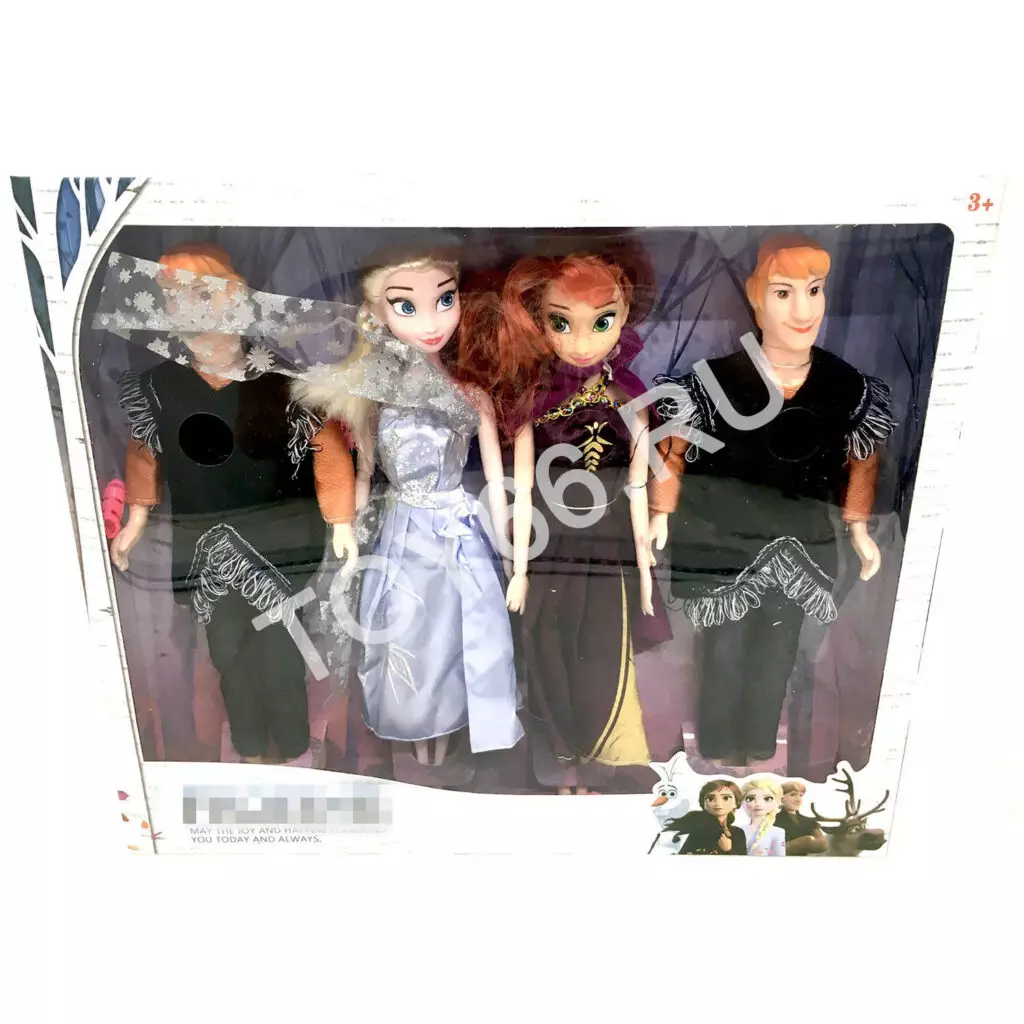 Кукла Холод 4 героя набор 131-1