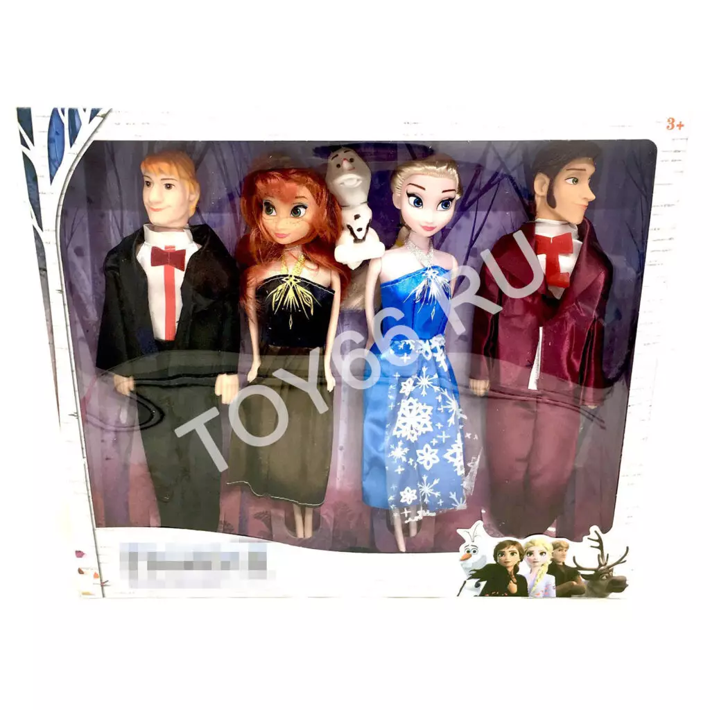 Кукла холод набор 4 героя 131C