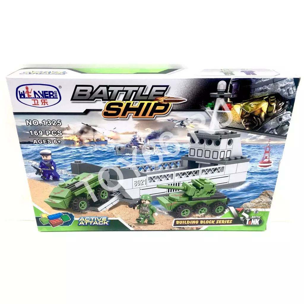Конструктор Морской Бой 169 дет. 1325
