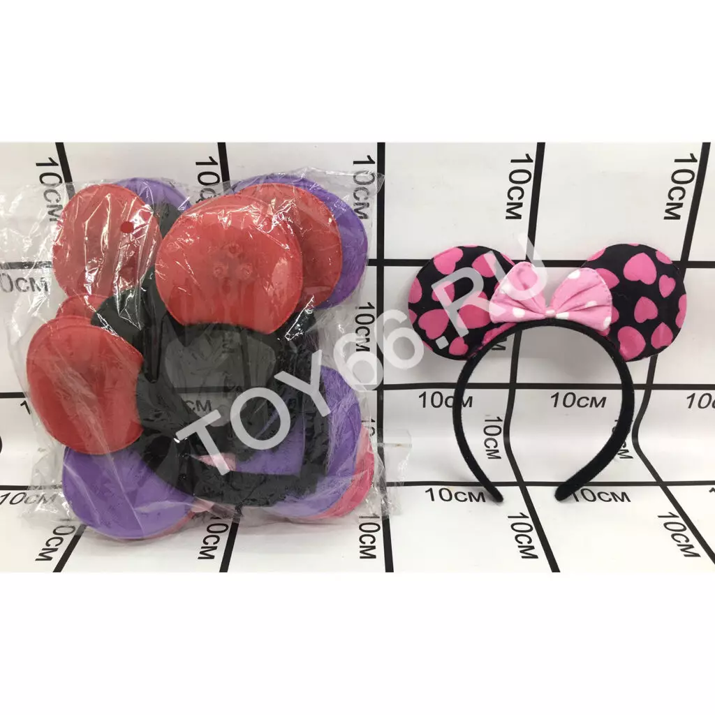 Ободок Микки бантик 12 шт в уп. 1425-12