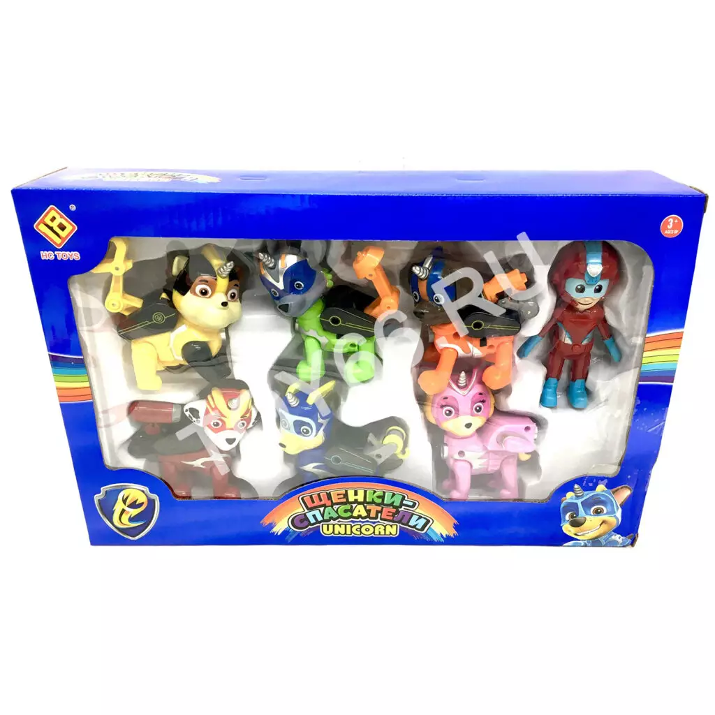 Собачки Единороги 7 героев набор 1619T-CH-519T