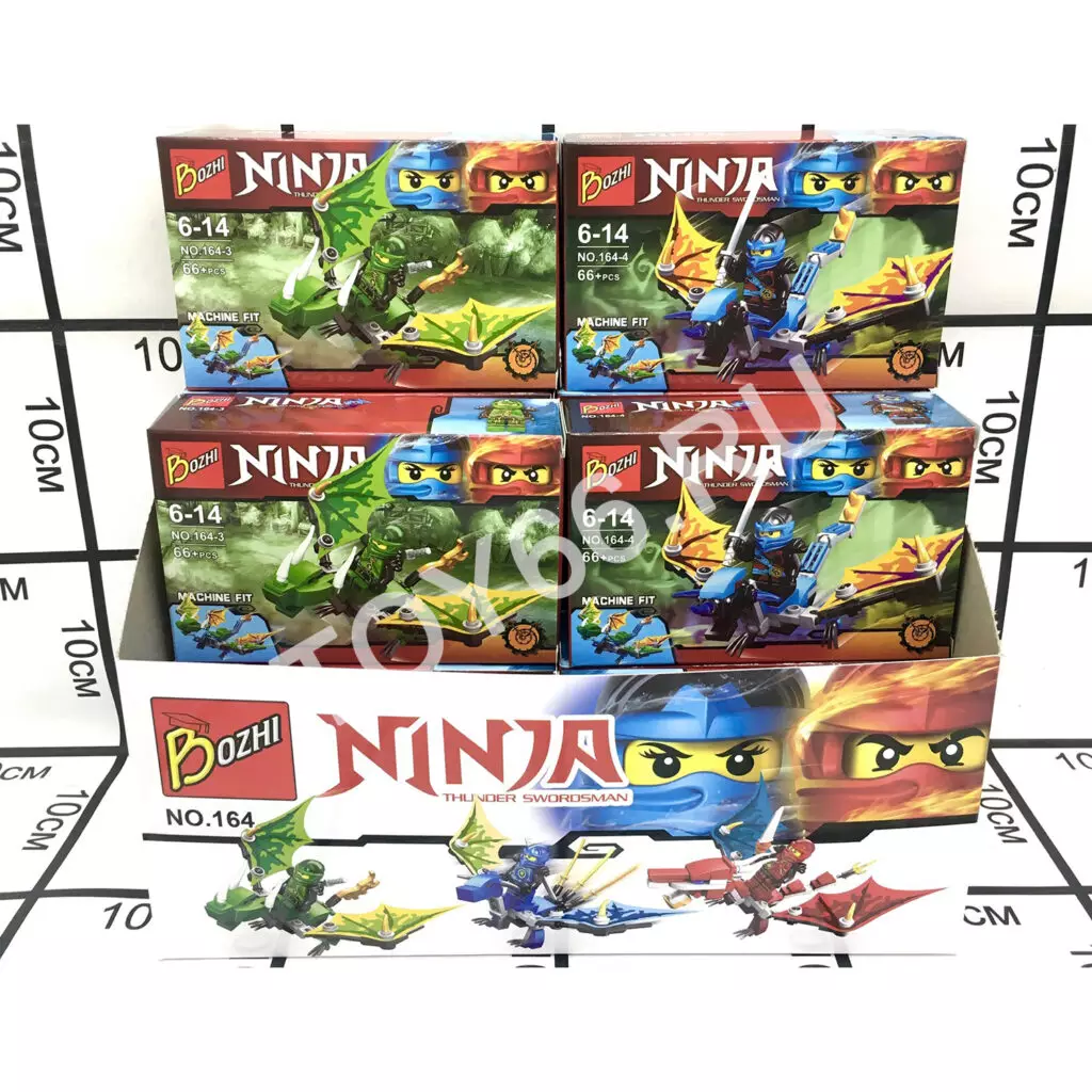 Конструктор Ниндзя 12 шт. в блоке 164