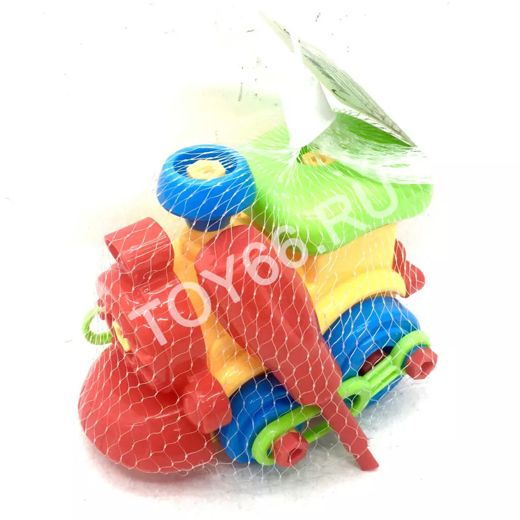 Паровозик в сетке конструктор для малышей 1688-16A