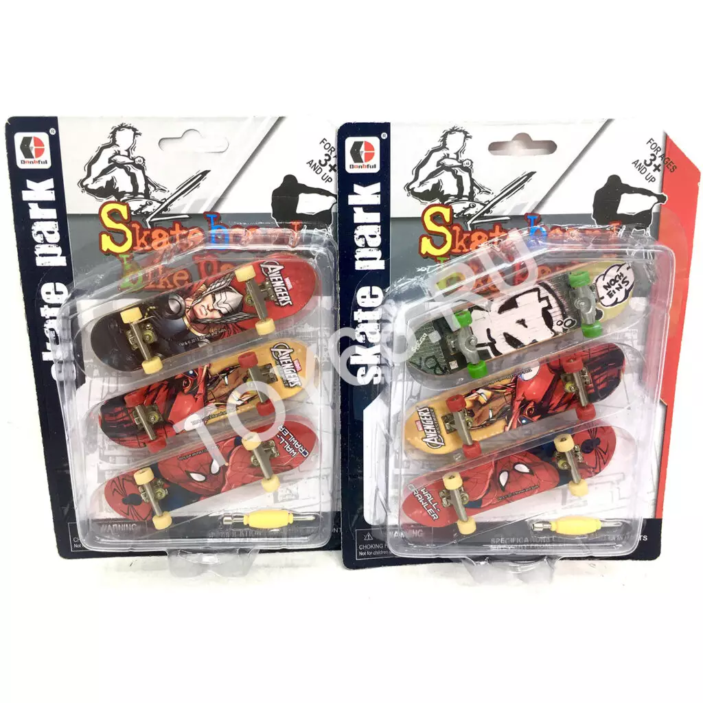 Набор скейтов для пальцев 3 шт. 1812D