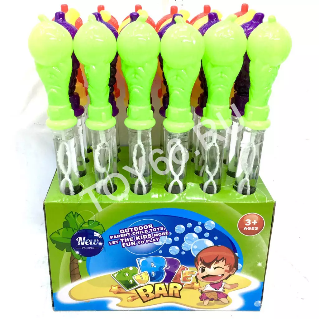 Мыльные пузыри Фрукты 24 шт. в блоке 20388-16