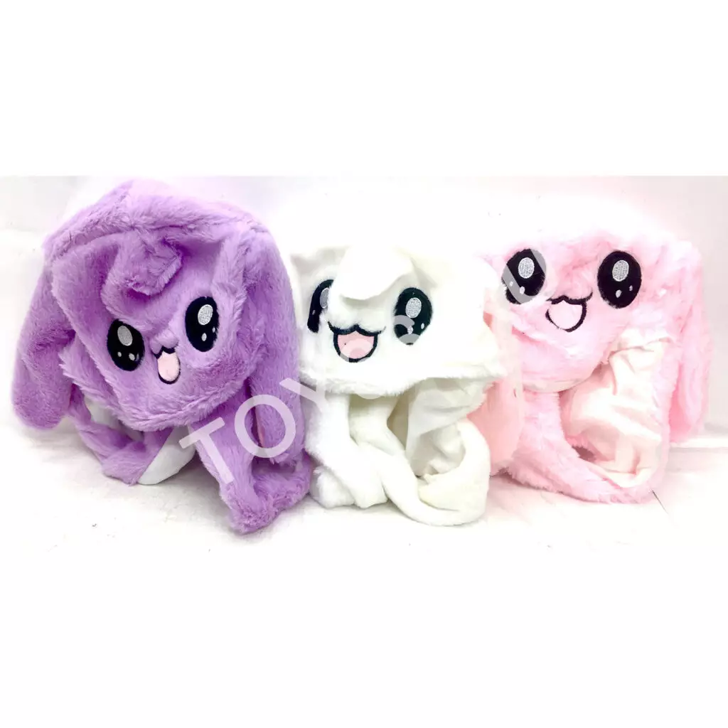 Шапка с ушками (белый) 2126-36 Шапка с ушками (белый) 2126-36