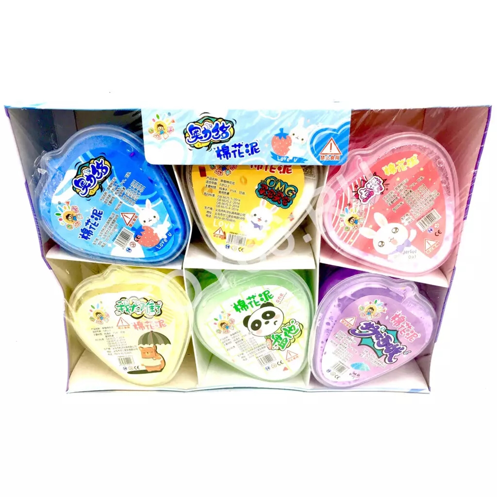 Лизун зверушки 12 шт. в блоке 2153QH-30