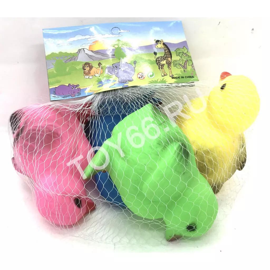Резиновые игрушки 4 шт в уп. 2183-6 Резиновые игрушки 4 шт в уп. 2183-6