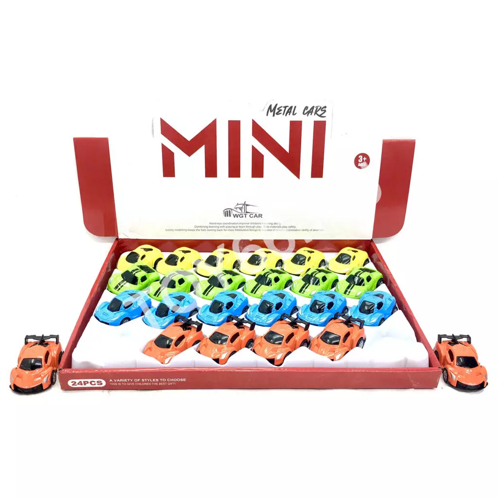 Машинки мини 24 шт. в блоке 2220-2