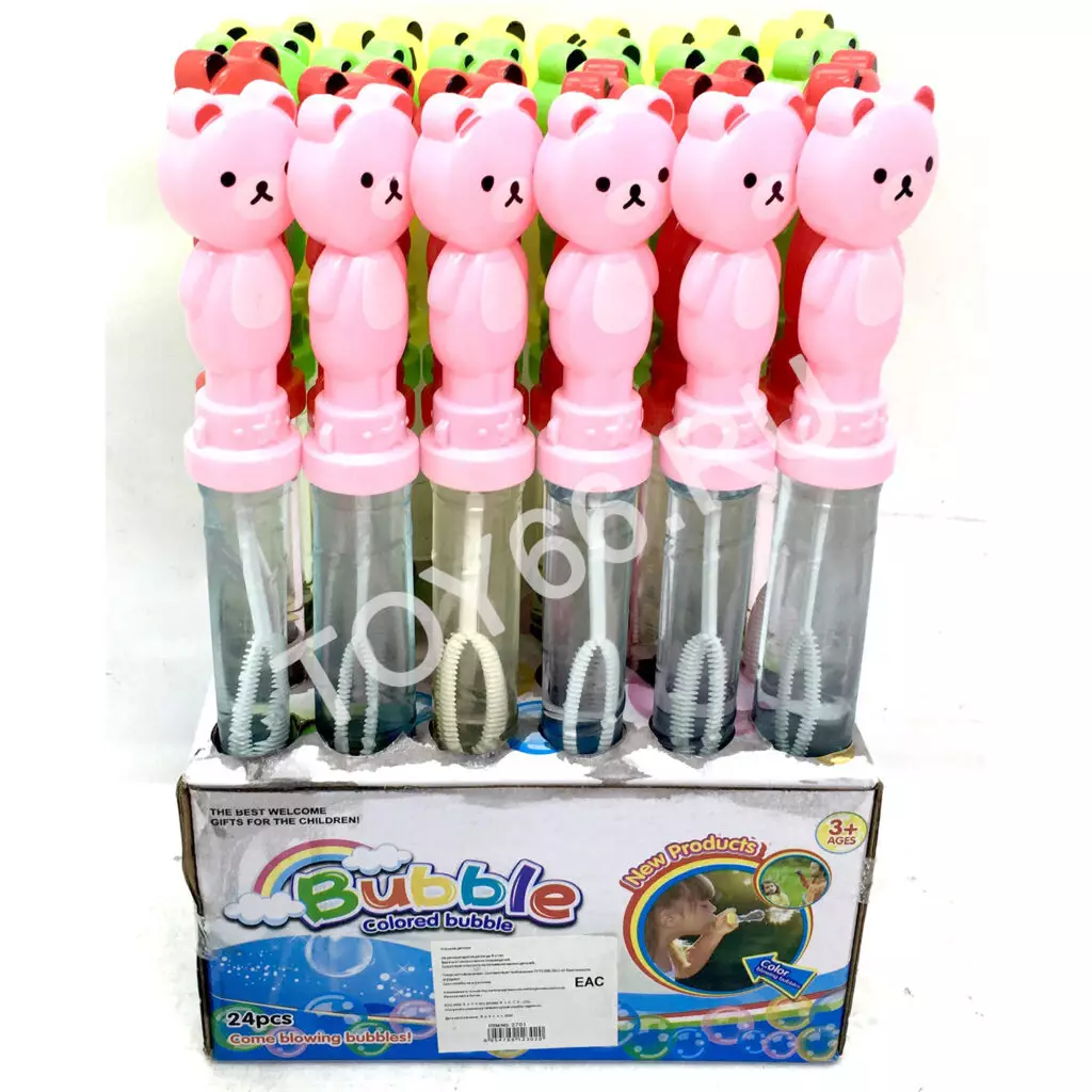 Мыльные пузыри Мишка 24 шт. в блоке 2701