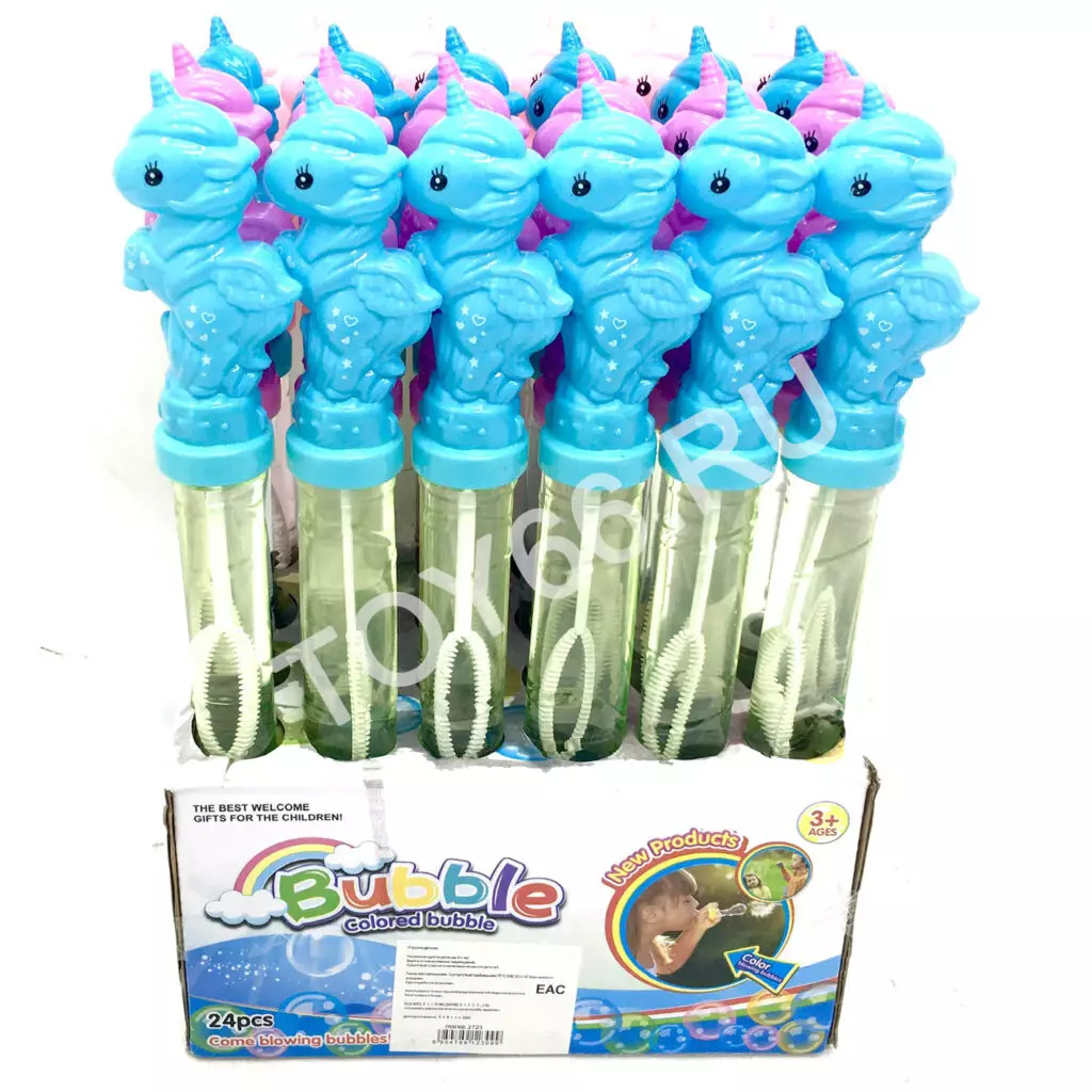 Мыльные пузыри Единорог 24 шт. в блоке 2723
