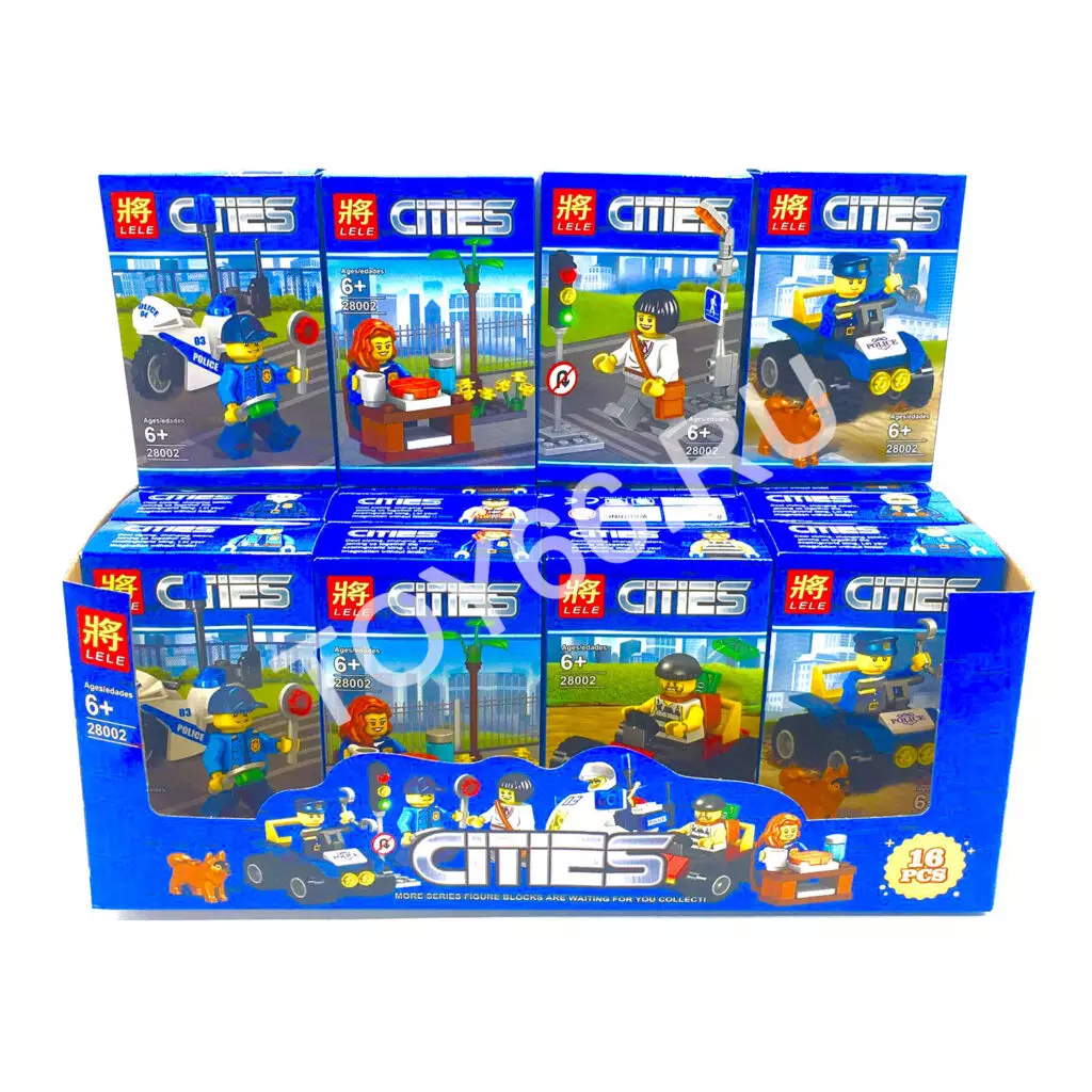 Конструктор Лего сити в уп 8 шт 28002 Конструктор Лего сити в уп 8 шт 28002