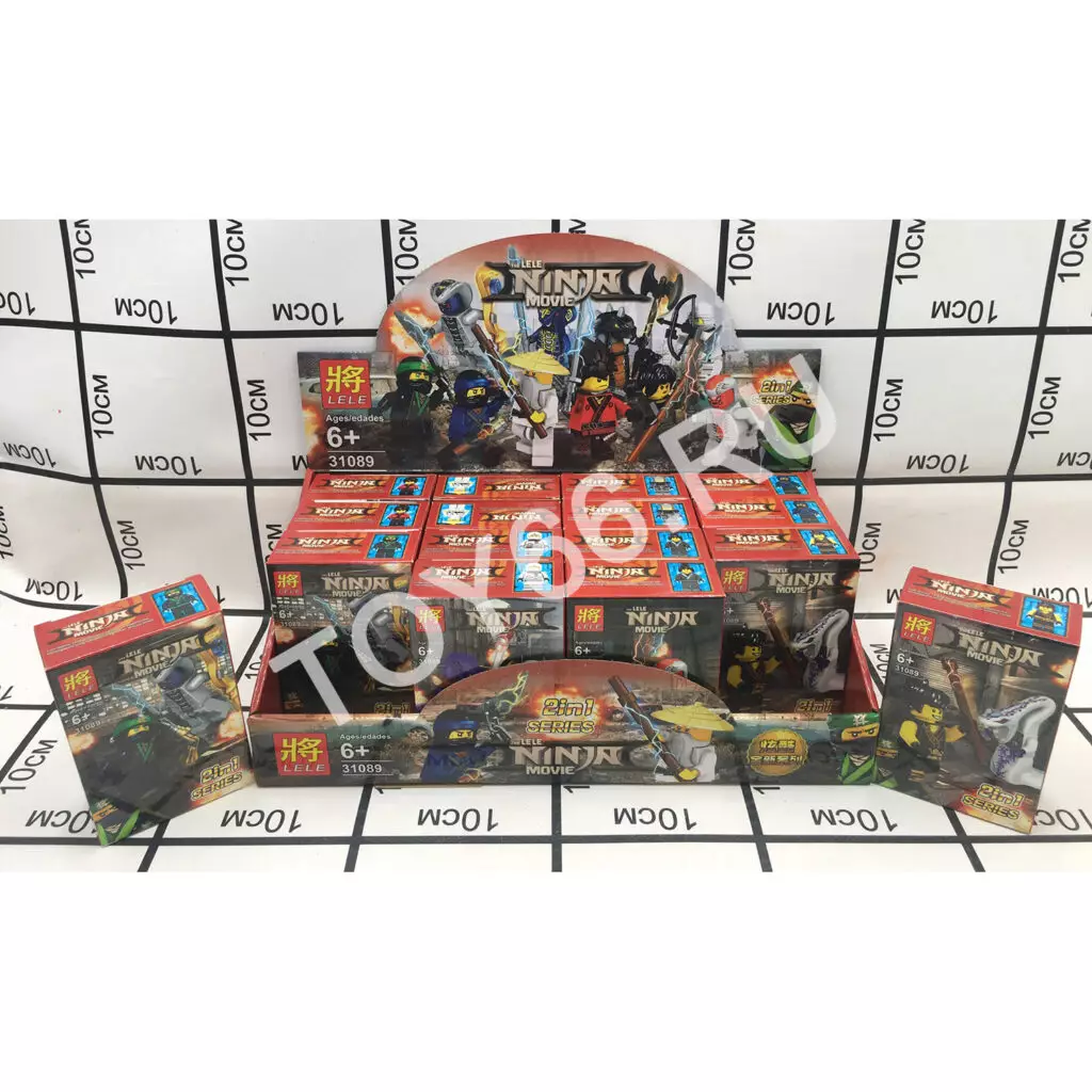 Конструктор Ниндзя 16 шт. в блоке 31089