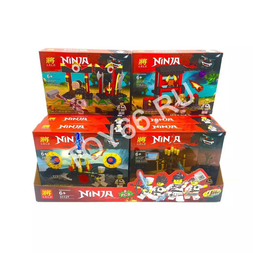 Конструктор Ниндзя 8 шт. в блоке 31127