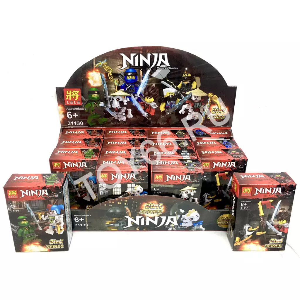 Конструктор Ниндзя 16 шт. в блоке 31130