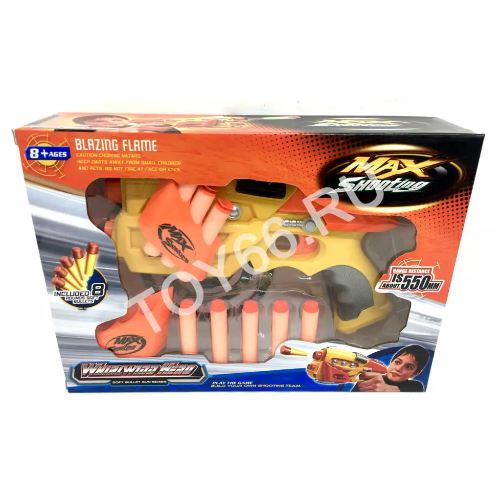 Бластер с мягкими пулями 323-8 Бластер с мягкими пулями 323-8