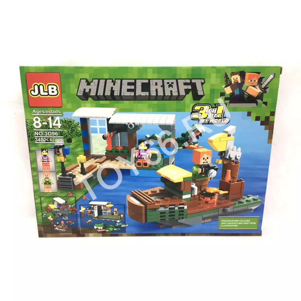 Конструктор Мой мир 348 дет. 3D96