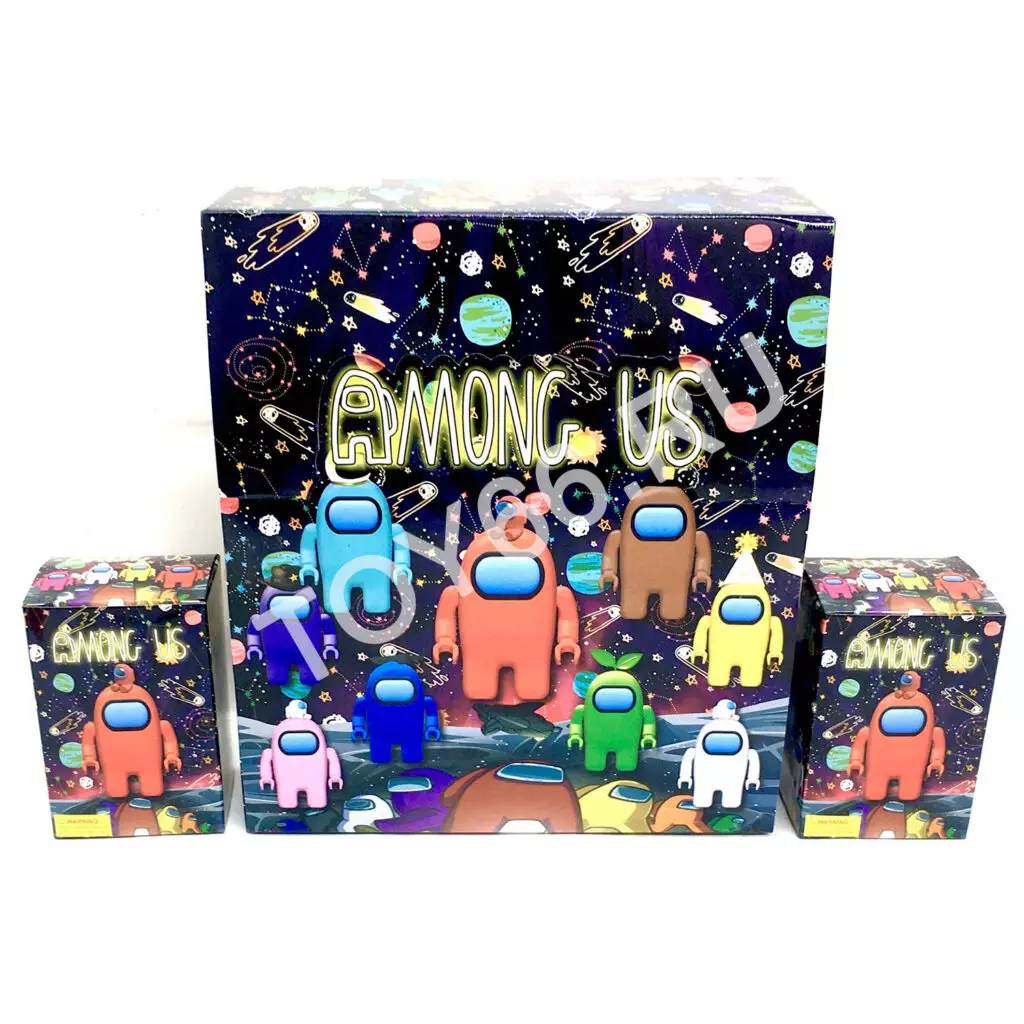 Фигурки НЛО 12 шт. в блоке 50503