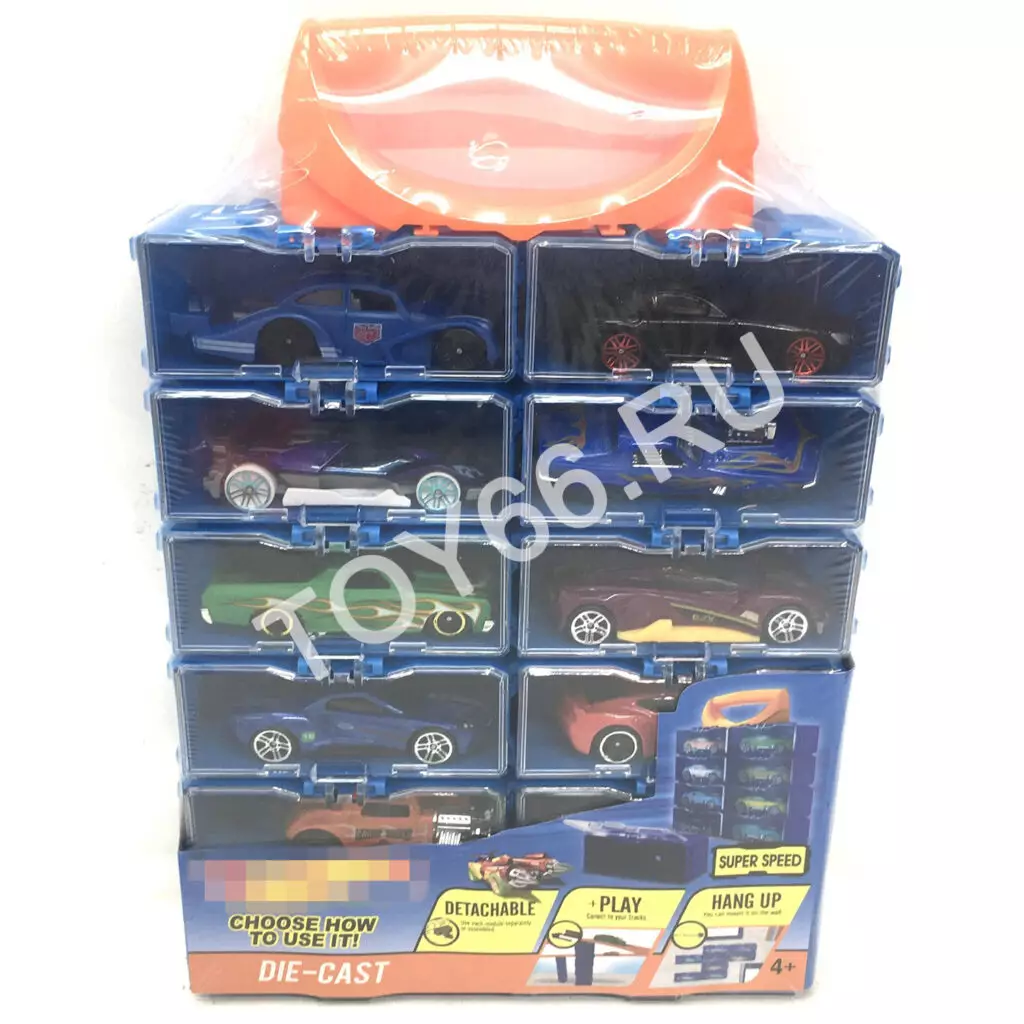 Модельки Хот Вилс в кейсе 12 шт. в наборе 618-12