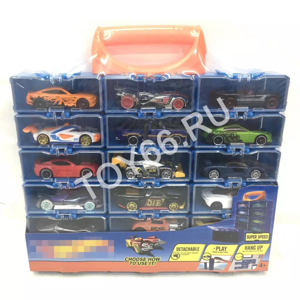 Модельки Хот Вилс в кейсе 18 шт. в наборе 618-18