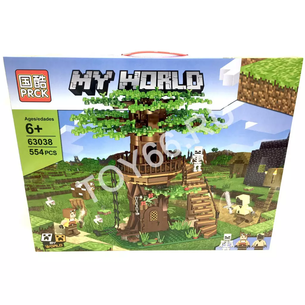 Конструктор Герои из кубиков 554 дет. 63038