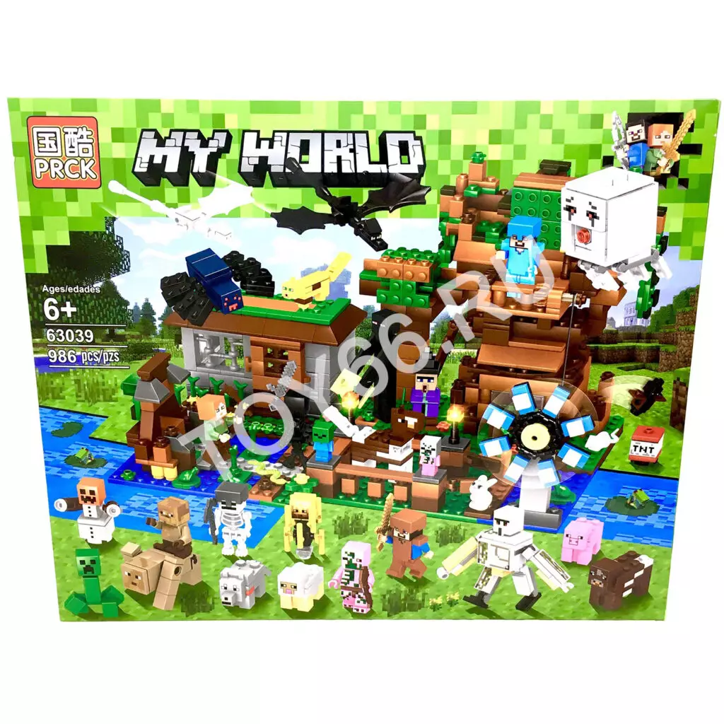 Конструктор Герои из кубиков 986 дет. 63039