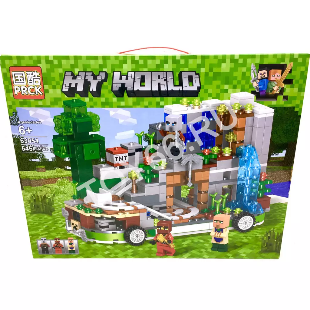 Конструктор Герои из кубиков 545 дет. 63054