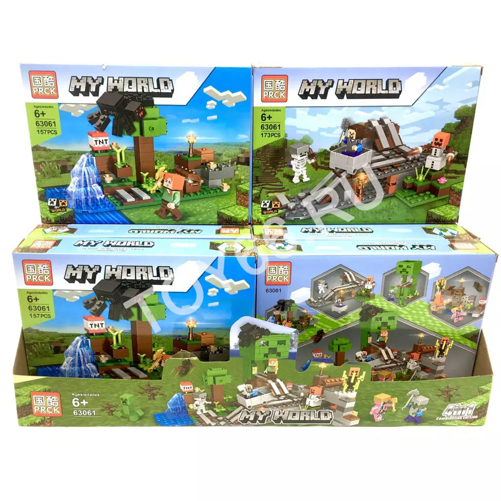 Конструктор Герои из кубиков 8 шт. в блоке 63061 Конструктор Герои из кубиков 8 шт. в блоке 63061