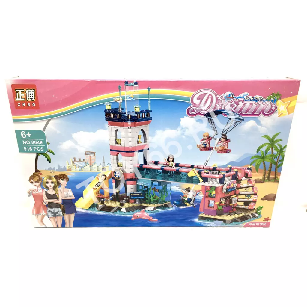 Конструктор для девочек 916 дет. 6649