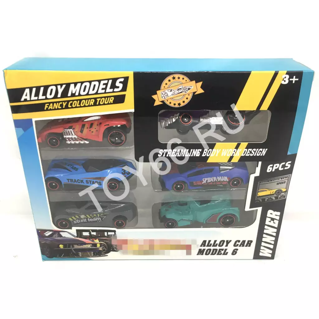 Модельки Хот Вилс 6 шт. в наборе 6662