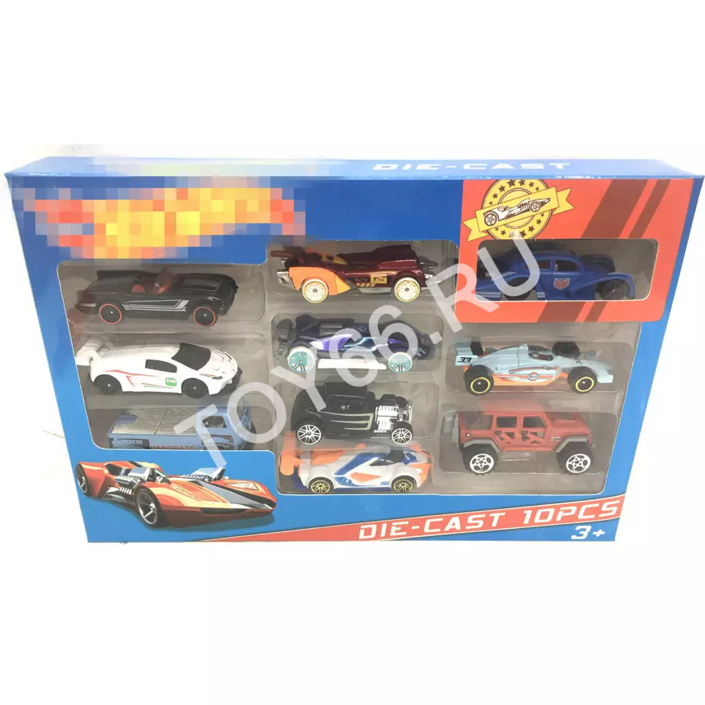 Модельки Хот Вилс 10 шт. в наборе 698-10