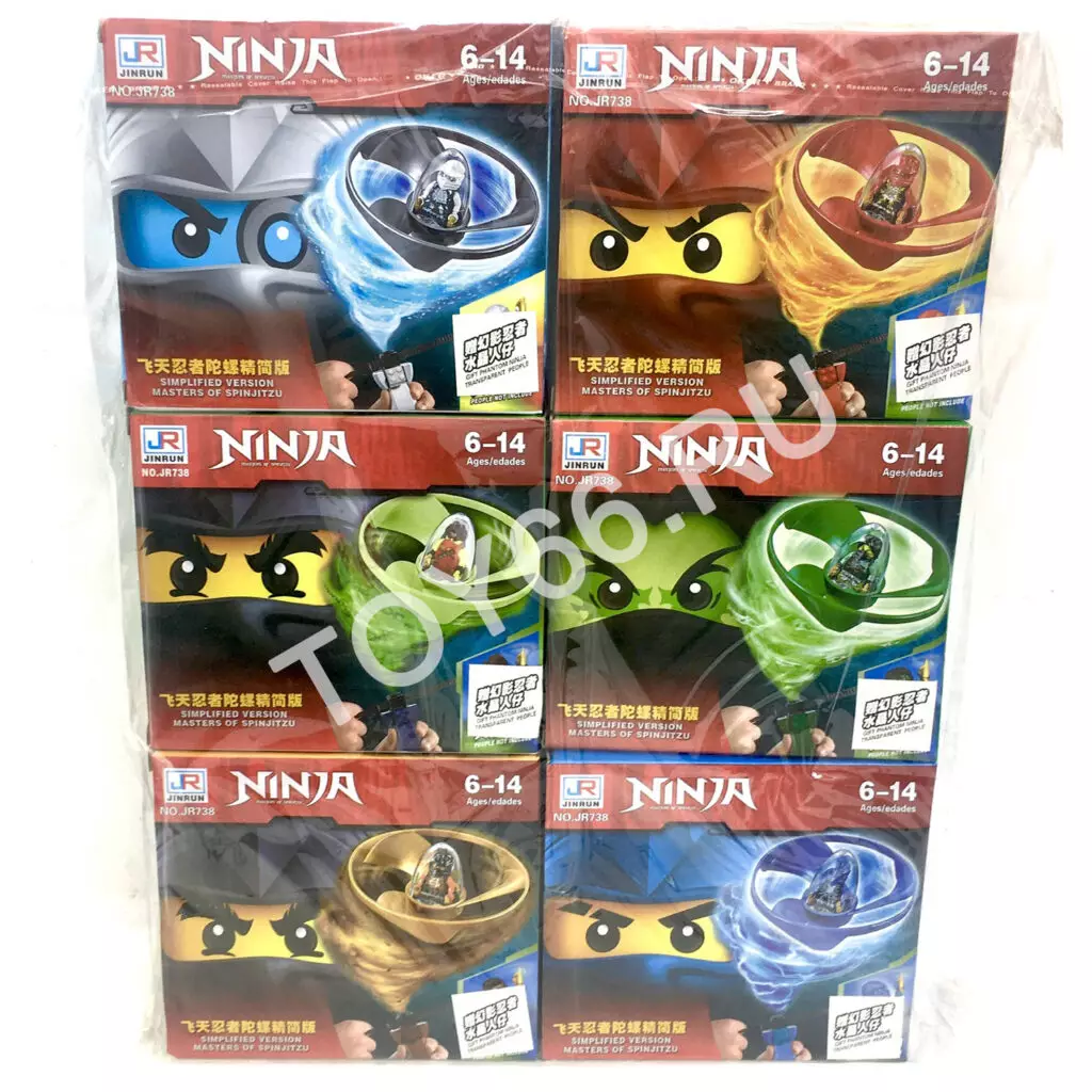 Конструктор Ниндзя 12 шт в блоке 738B