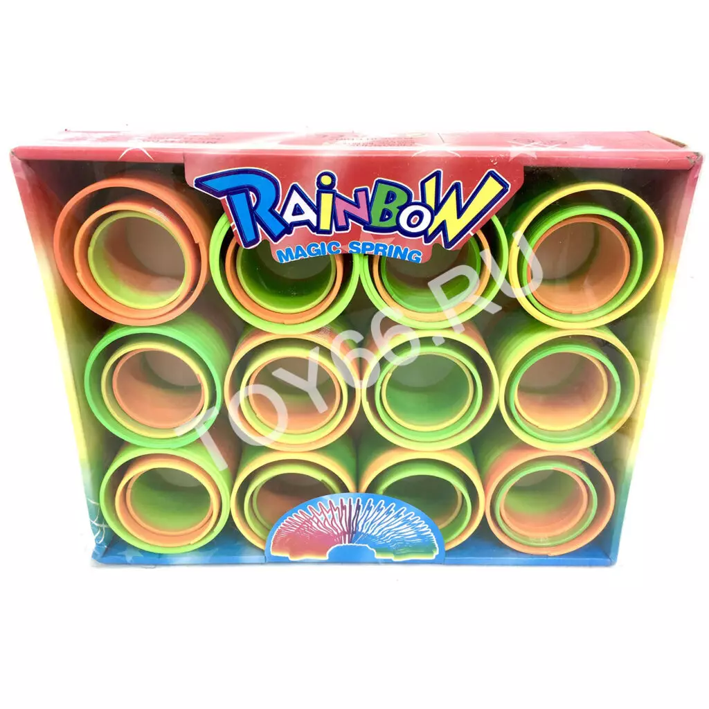 Пружинка-Радуга 12 шт. в блоке 7580 Пружинка-Радуга 12 шт. в блоке 7580